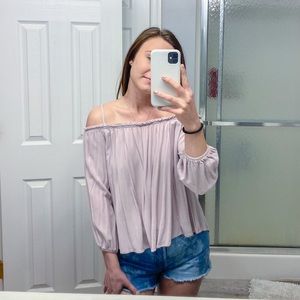off the shoulder top